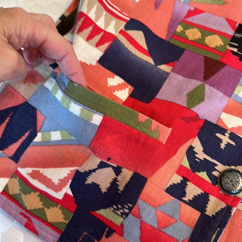 Cambridge Dry Goods Patchwork Vest - image 5